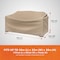 Modern Leisure Basics Patio Loveseat Cover, 55 in. L x 33 in. W x 38 in. H, Khaki 5523A - alternate 7